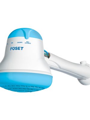 45155 - Regadera eléctrica, 4 temperaturas, 14.5cm, azul, Foset