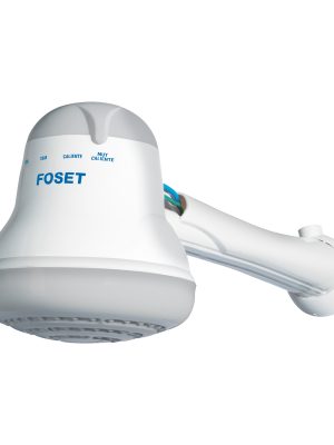 45154 - Regadera eléctrica, 4 temperaturas, 14.5cm, gris, Foset