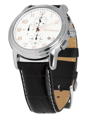 60071 - Reloj para caballero, correa de piel, Truper