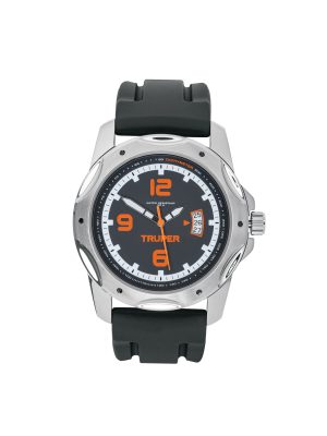 60070 - Reloj para caballero de cuarzo, correa de plástico, Truper