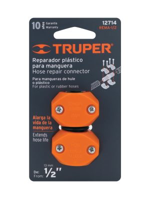 12714 - Reparador 1/2' de ABS para manguera, Truper
