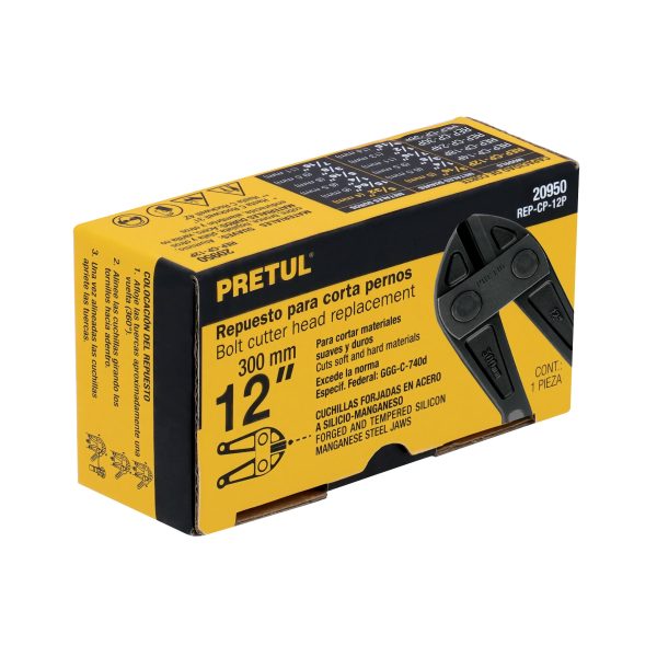 20950 - Cuchillas de repuesto para cortapernos 12', Pretul