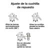20952 - Cuchillas de repuesto para cortapernos 18', Pretul