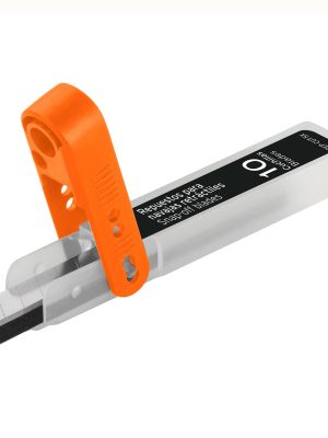 100098 - Estuche con 10 cuchillas SK2 de 9 mm para cutter, Expert