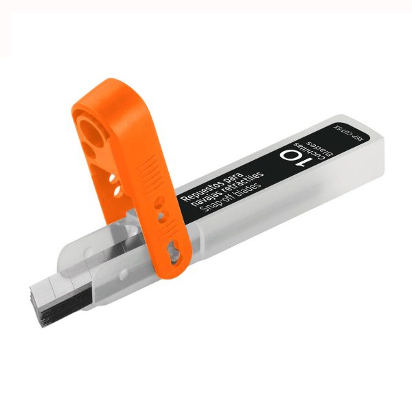 100098 - Estuche con 10 cuchillas SK2 de 9 mm para cutter, Expert