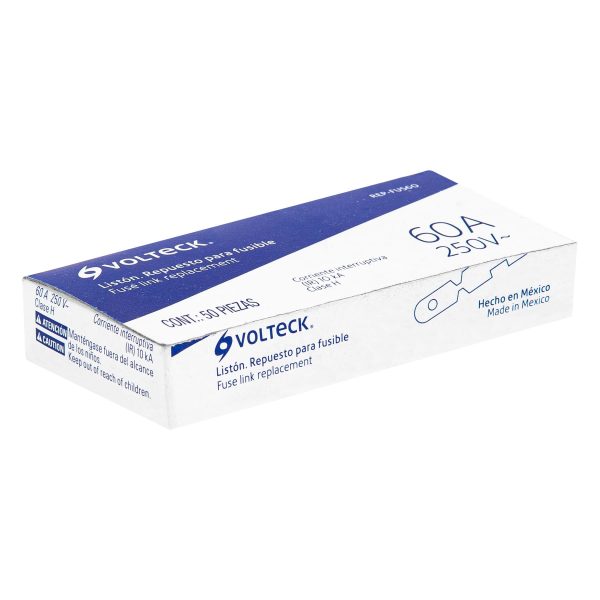 47284 - Repuesto para fusible (listón) de 60 a, Volteck