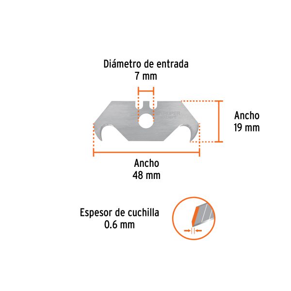 101118 - Dispensador con 10 cuchillas para acrílico para NV-7X y NM-6