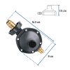 40709 - Regulador de gas 1 vía con maneral, baja presión, Foset