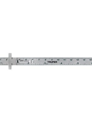 101810 - Regla 15 cm de acero inoxidable de bolsillo, Truper
