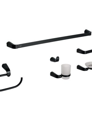 RIA-7000M.jpg 44277 - Juego de 6 accesorios para baño, negro, FOSET RIVIERA