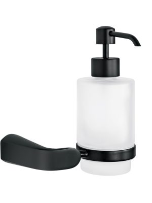 RIA-75M.jpg 44278 - Dispensador de jabón a pared, negro, FOSET RIVIERA