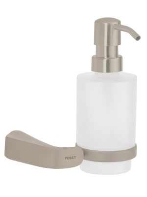 RIA-75N.jpg 45227 - Dispensador de jabón a pared de latón satinado, Riviera