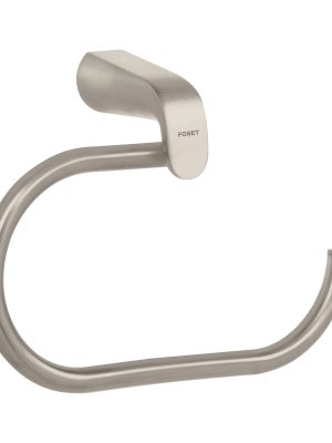 45222 - Toallero argolla de latón en acabado satín, Foset Riviera