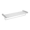 45210 - Repisa de latón portatoalla en acabado cromo, Foset Riviera