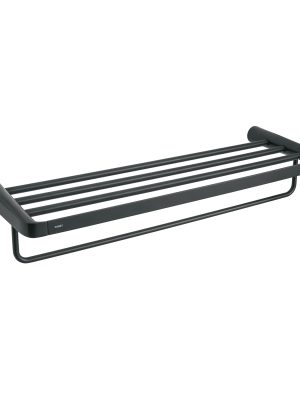 44288 - Repisa portatoallas, negro, FOSET RIVIERA