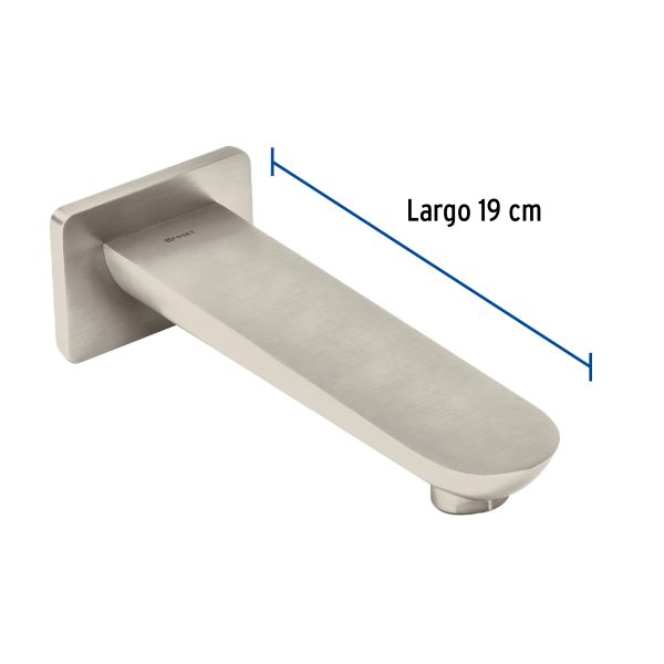 45186 - Salida de tina sin desviador, satín, FOSET RIVIERA