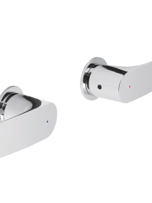 RIM-61.jpg 45201 - Juego de manerales de palanca para regadera, cromo, Riviera