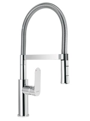 45195 - Monomando nariz flexible para fregadero, cromo,FOSET RIVIERA