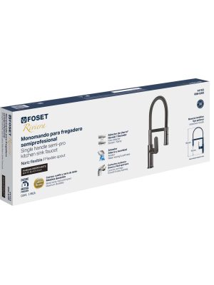 RIM-84ME1.jpg 44103 - Monomando nariz flexible para fregadero, negro,FOSET RIVIERA