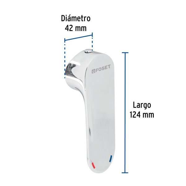 45293 - Maneral de palanca para monomandos, cromo, Riviera