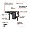 100868 - Rotomartillo SDS Max 6kg, 7J, 1100W, TRUPER EXPERT