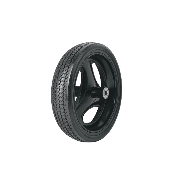 11229 - Llanta completa imponchable 13-1/2', incluye eje y baleros