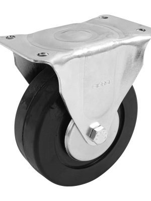 48602 - Rodaja hule 6', placa fija con balero, carga 150 kg, FIERO