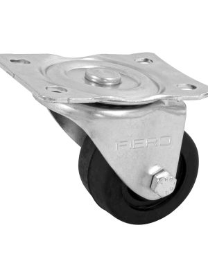 48607 - Rodaja hule 2-1/2' placa giratoria c/buje, carga 50kg, FIERO