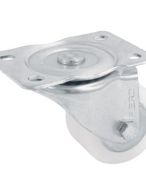 RO-224.jpg 48627 - Rodaja de polietileno 2-1/2 placa giratoria con balero FIERO