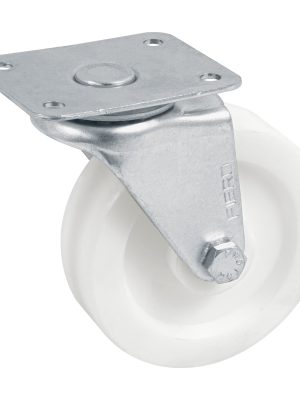 48628 - Rodaja de polietileno 3' placa giratoria, con buje, FIERO