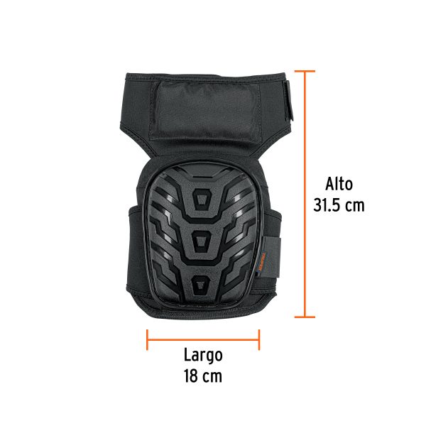 12952 - Rodilleras de gel y EVA con correa antideslizante, Truper