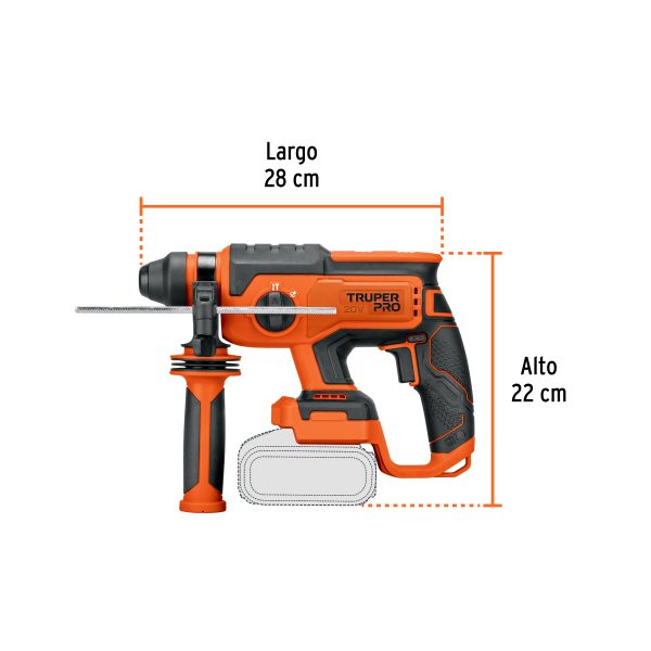 103264 - Rotomartillo SDS Plus 20V, 2 J, sin accesorios, PRO