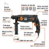 16762 - Rotomartillo SDS Plus 2 Joules, 650W, TRUPER INDUSTRIAL