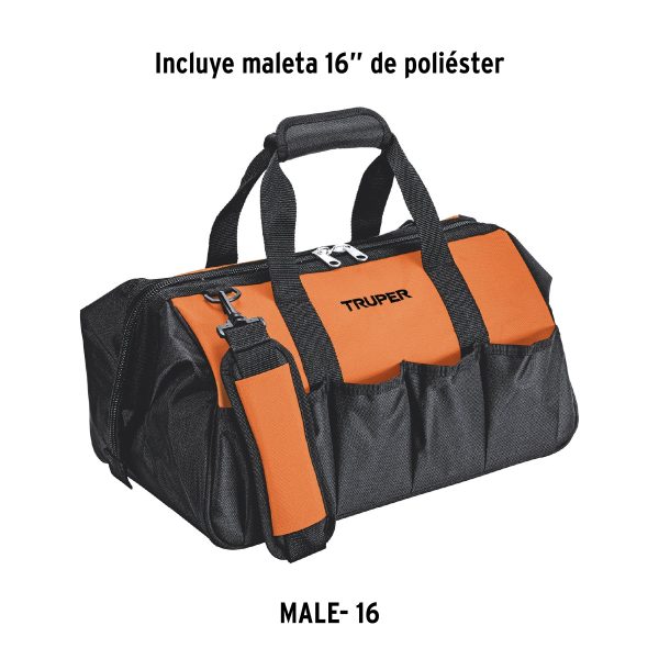 16762 - Rotomartillo SDS Plus 2 Joules, 650W, TRUPER INDUSTRIAL