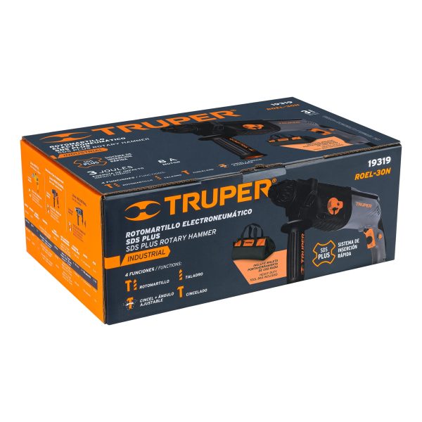 19319 - Rotomartillo SDS Plus 3 Joules 850 W, industrial, Truper