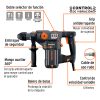 19320 - Rotomartillo SDS Plus 5 Joules, 1500W, TRUPER INDUSTRIAL