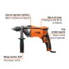 14659 - Rotomartillo 1/2', 850W, TRUPER PRO