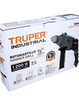16666 - Rotomartillo 1/2', 1200W, TRUPER INDUSTRIAL