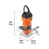 102379 - Router compacto 600W, 3/4 HP, TRUPER PRO