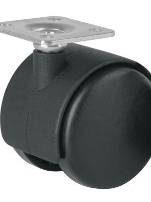 44385 - Rodaja tipo yoyo de 50 mm con placa, sin freno, Fiero