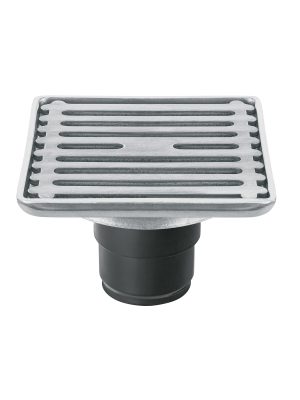 49428 - Resumidero cuadrado de acero inoxidable 4' x 4', Foset