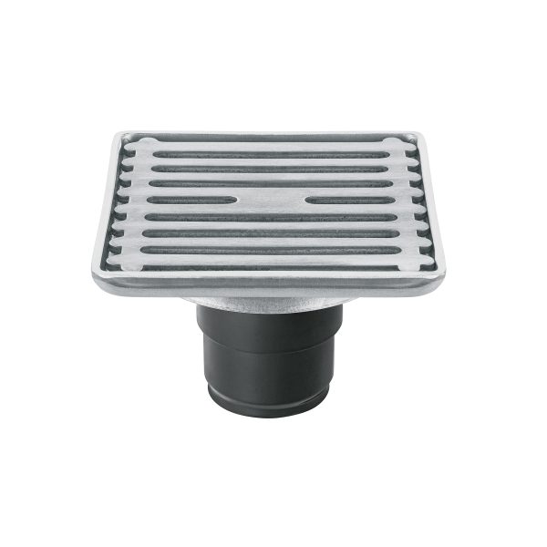 49428 - Resumidero cuadrado de acero inoxidable 4' x 4', Foset