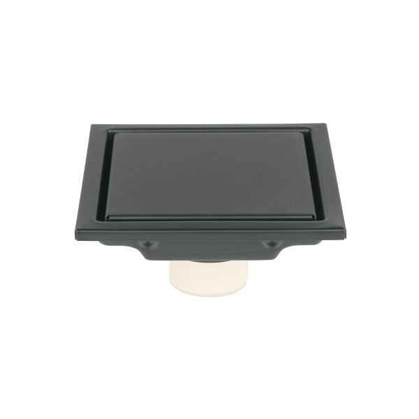 45323 - Resumidero reversible 4', anti olores, acero inox, negro, Aq