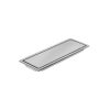 46544 - Resumidero rectangular 30x11cm reversible, inox, FOSET AQUA