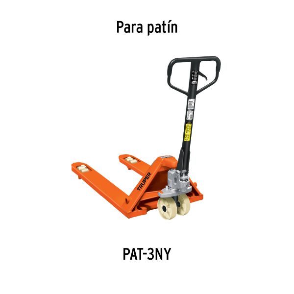 100257 - 2 Ruedas para patín traspaleta de 3 ton PAT-3NY, Truper