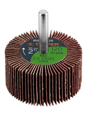 13039 - Rueda flap de 2', grano 120, Truper