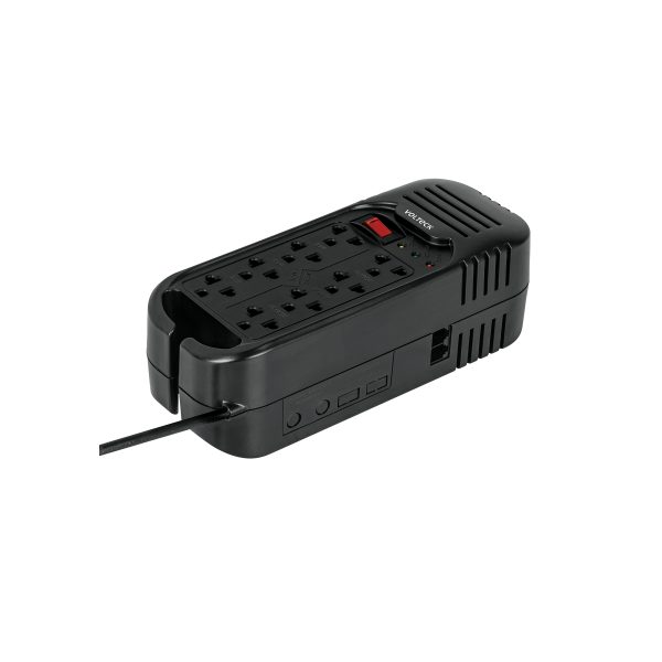 45574 - Regulador de voltaje de 1600 VA / 800 W 8 contactos, Volteck