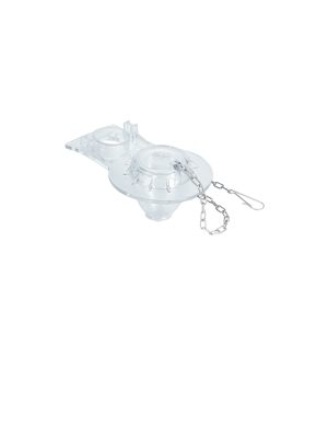 SA-008.jpg 40089 - Sapo 2' para WC, PVC, trasparente, cadena inox, Foset