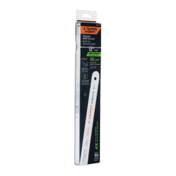 18100 - Segueta bimetálica de 12', 18 DPP, Truper Expert