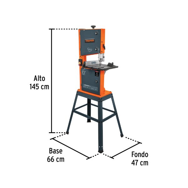 16277 - Sierra cinta 10', 1/3 HP (250 W), Truper